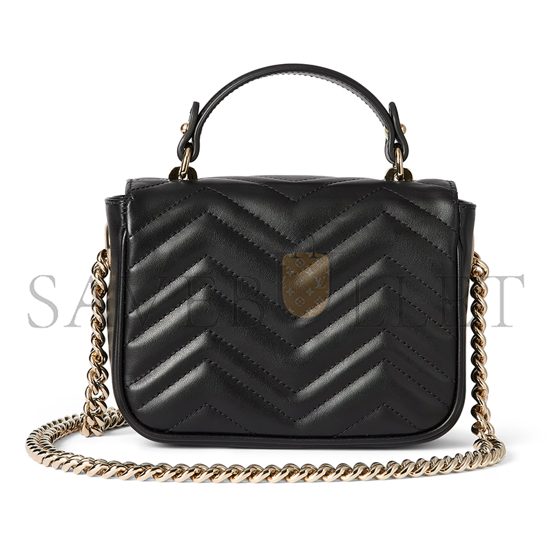 GUCCI GG MARMONT MINI TOP HANDLE BAG 811238 (17*13*6cm) GUCCI GG MARMONT MINI TOP HANDLE BAG 811238 (17*13*6cm)